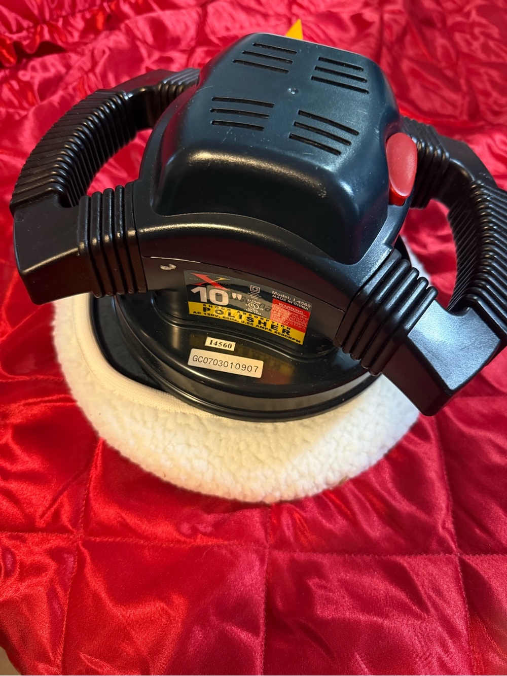Electric car polisher